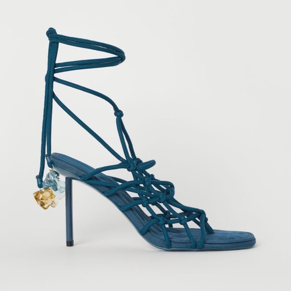 H&M Conscious Collection Sandals with Lacing - Picture 1 of 8